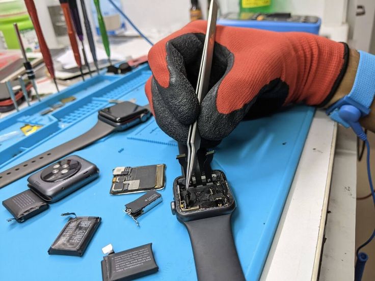 Apple Watch being repaired by FixVault certified technician